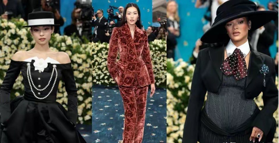 MetGala红毯黑寡妇开大会，LIsa很大胆，刘雯跑题，赞达亚好会穿 ​​​