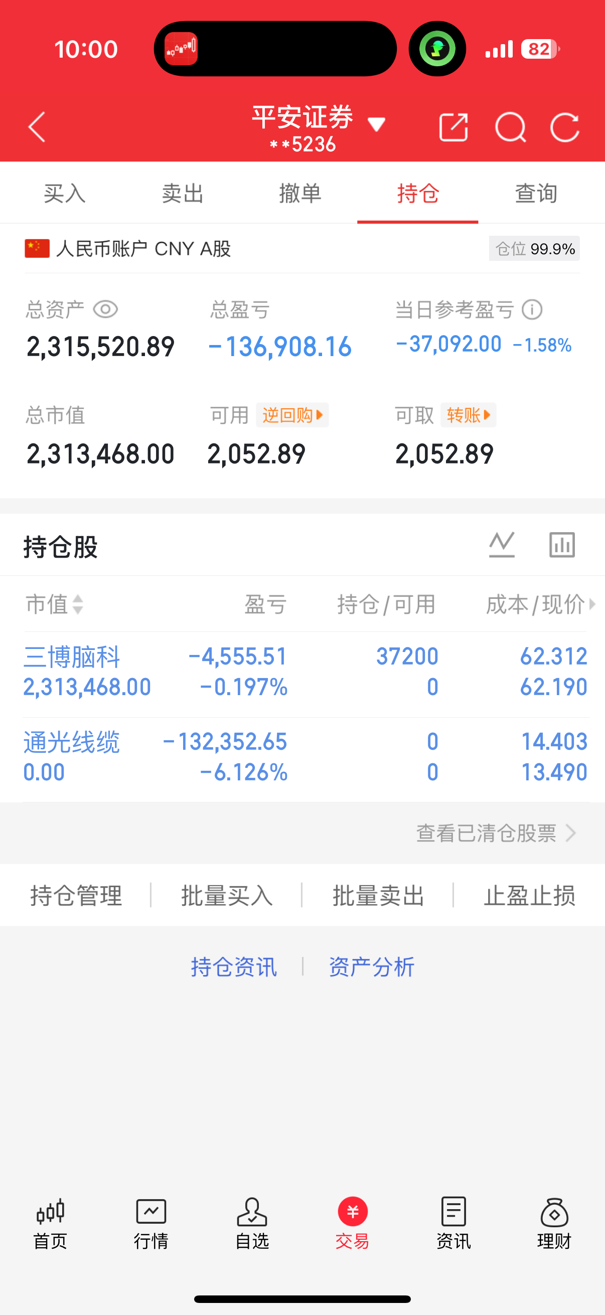 早上割了通光线缆，新进了三博脑科，静待花开 