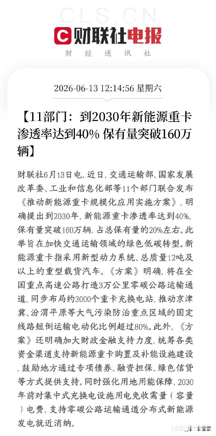 周末，新能源车，充电桩板块迎来重磅利好，消息，下周基本稳了
村里联合发文到203