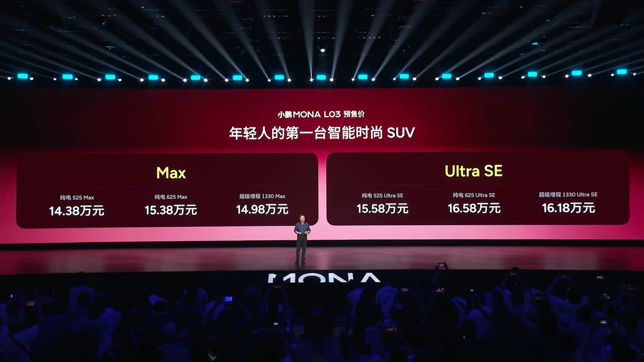 小鹏 MONA L03这车真的把“年轻人的第一台智能时尚 SUV”给玩明白了。它