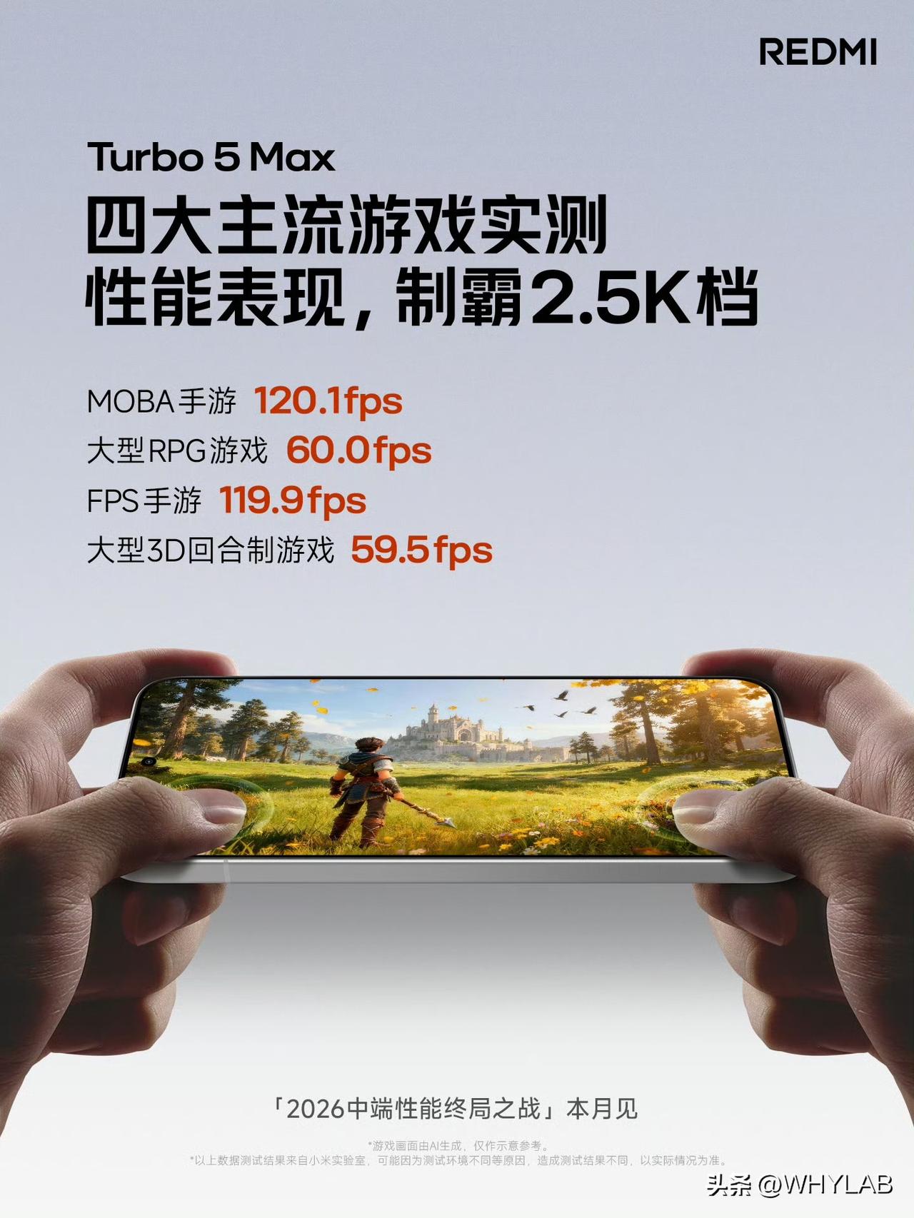 翻译一下：REDMI Turbo 5 Max 首发天玑 9500s 游戏表现

