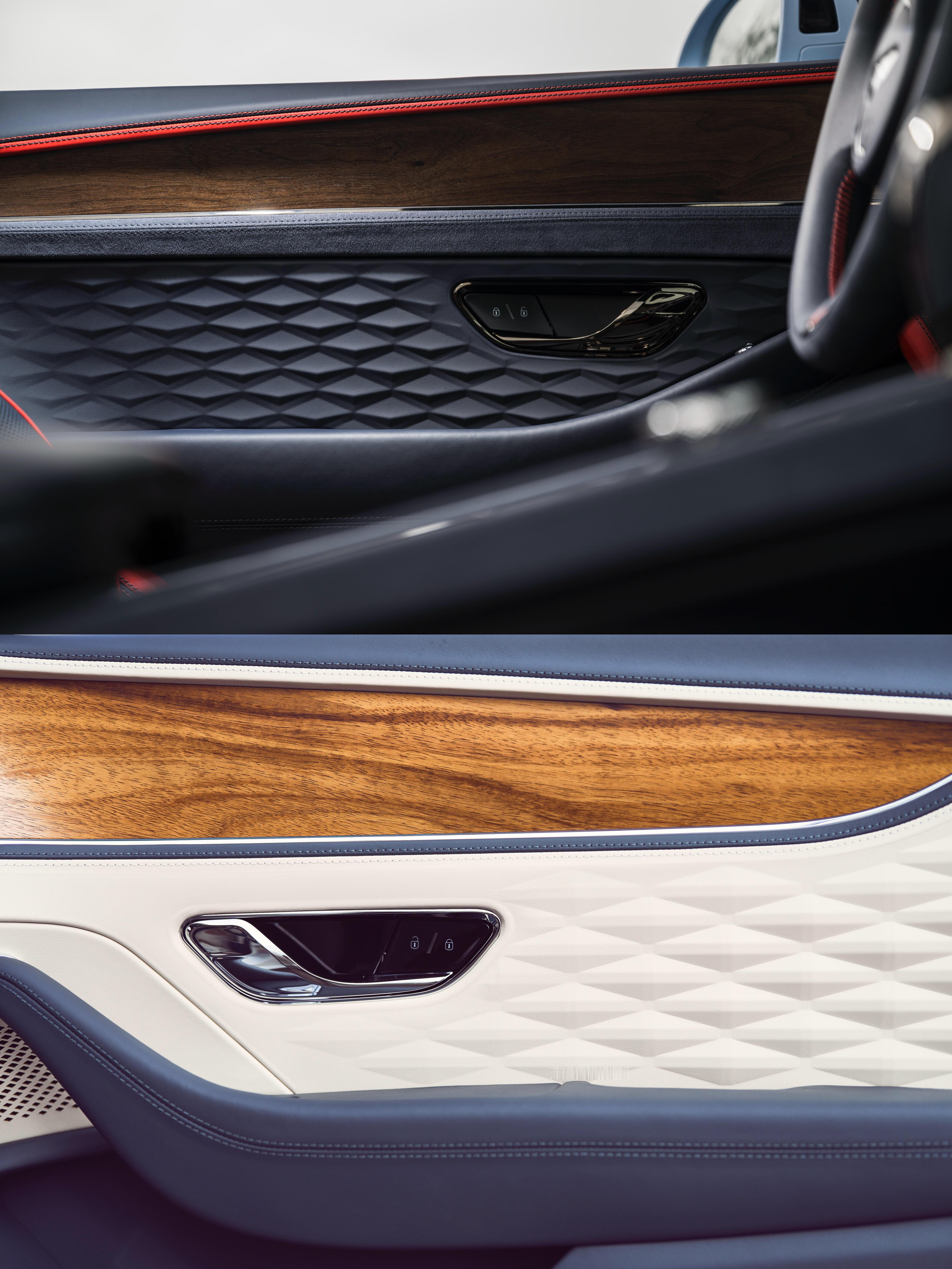 不专门研究没发现，宾利的菱形设计语言遍布了宾利汽车的角角落落