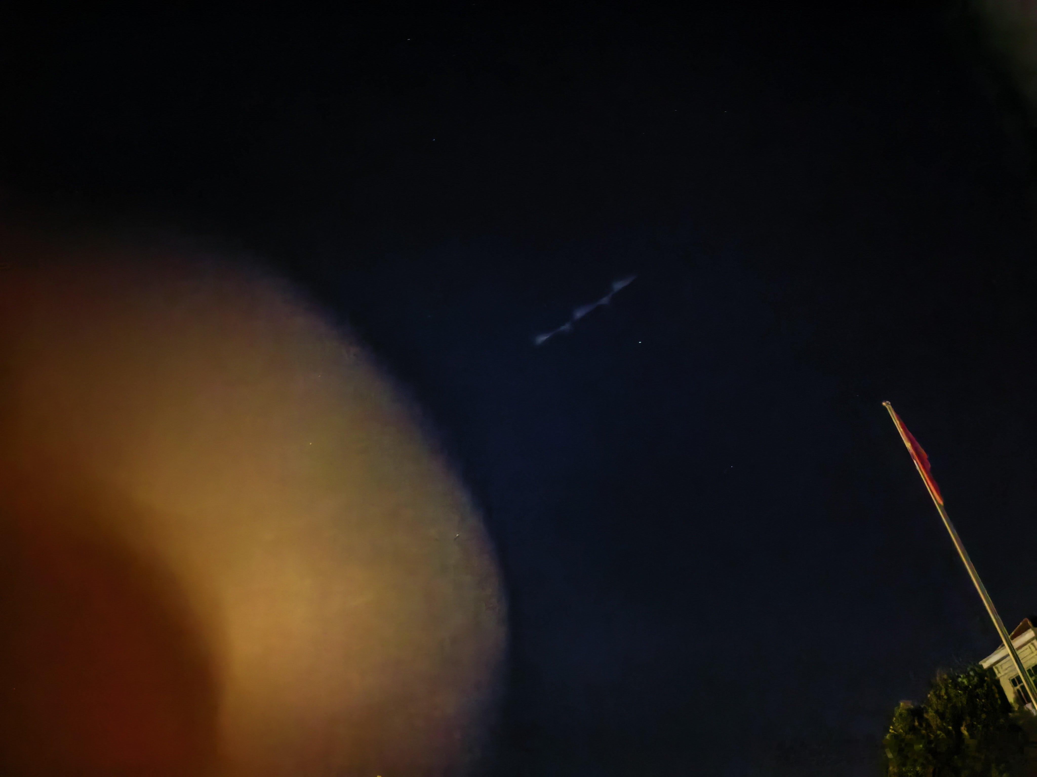 闺女夜景实拍说拍到了流星 ​​​