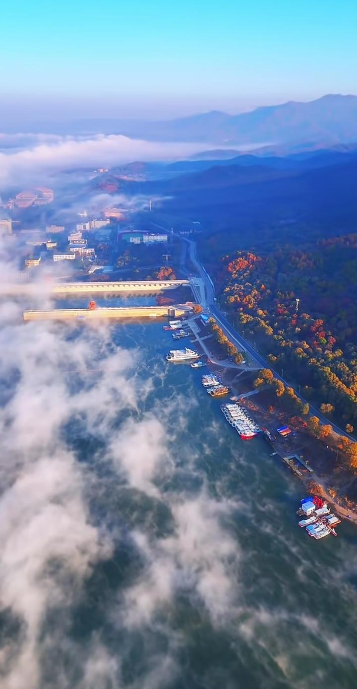 朱雀山间，
飘着江城的晨雾，
龙潭山的石阶上，
印着祖辈的足迹。
两座名山守着松