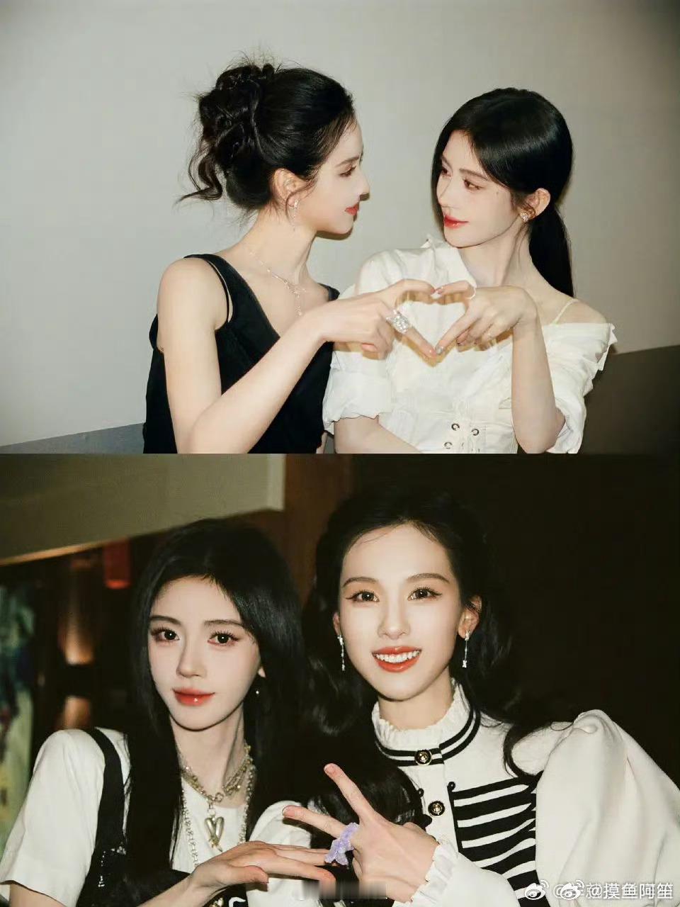 陈都灵和鞠婧祎两个人都好可爱啊