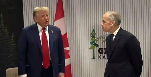 G7峰会上， 加拿大 总理卡尼拉着特朗普拍胸脯保证，加拿大给中国电动车设了硬门槛