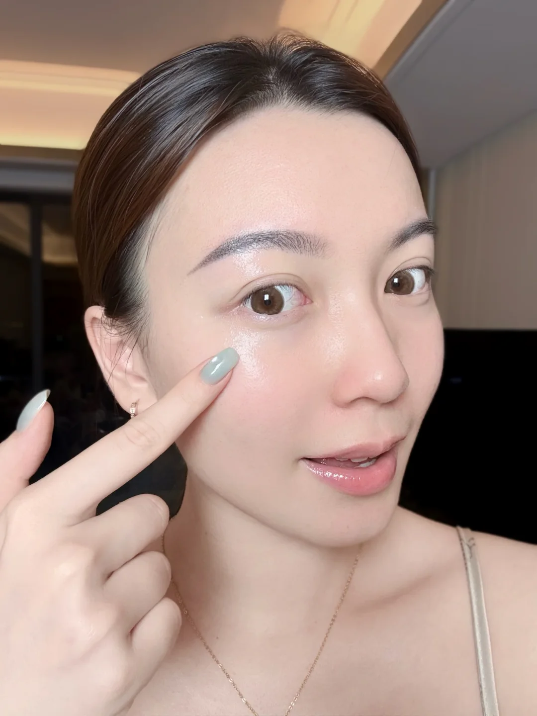 纹眉两个月后