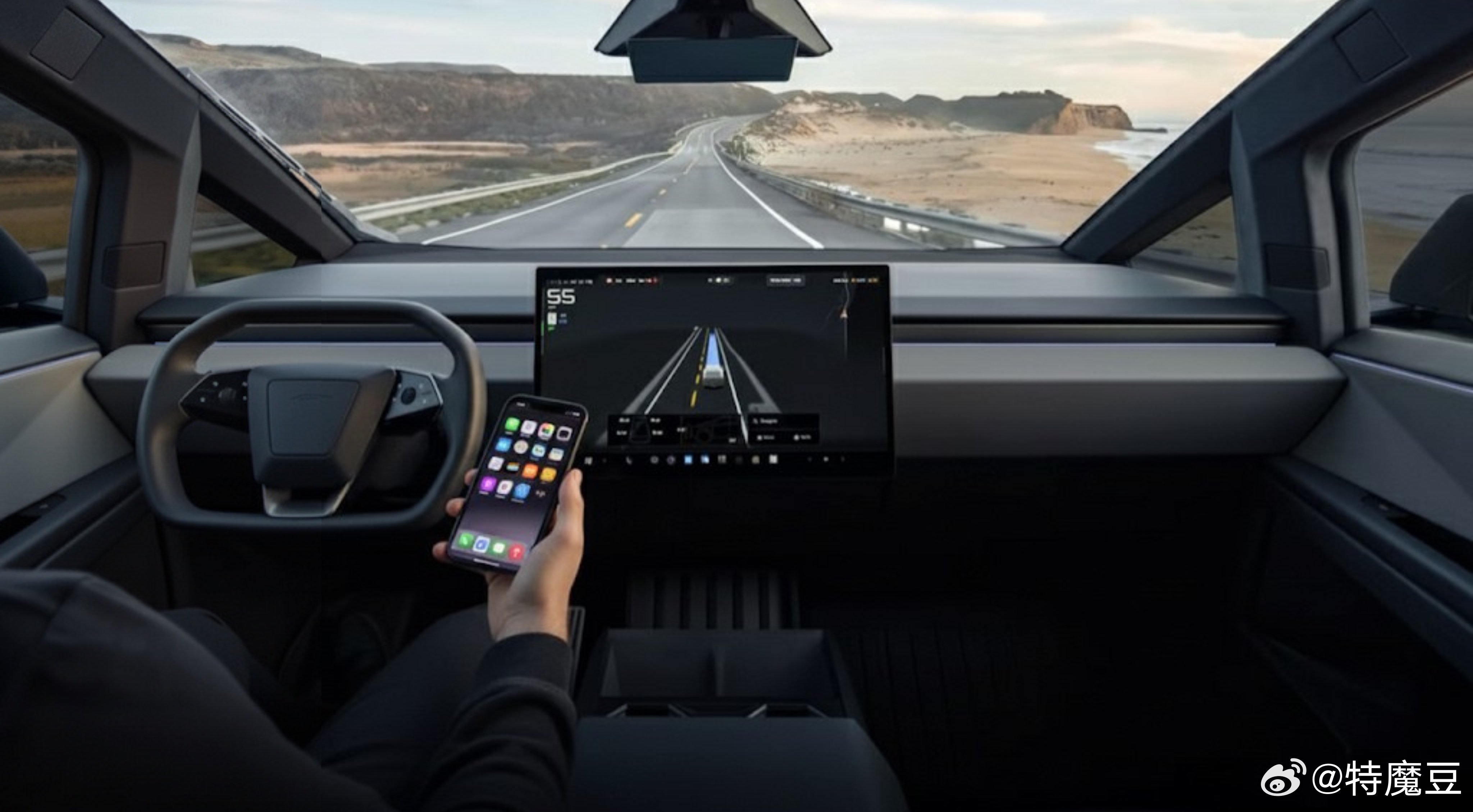 FSD将允许玩手机，甚至睡觉！ 马斯克谈及FSD模式下使用手机的可能性时表示：