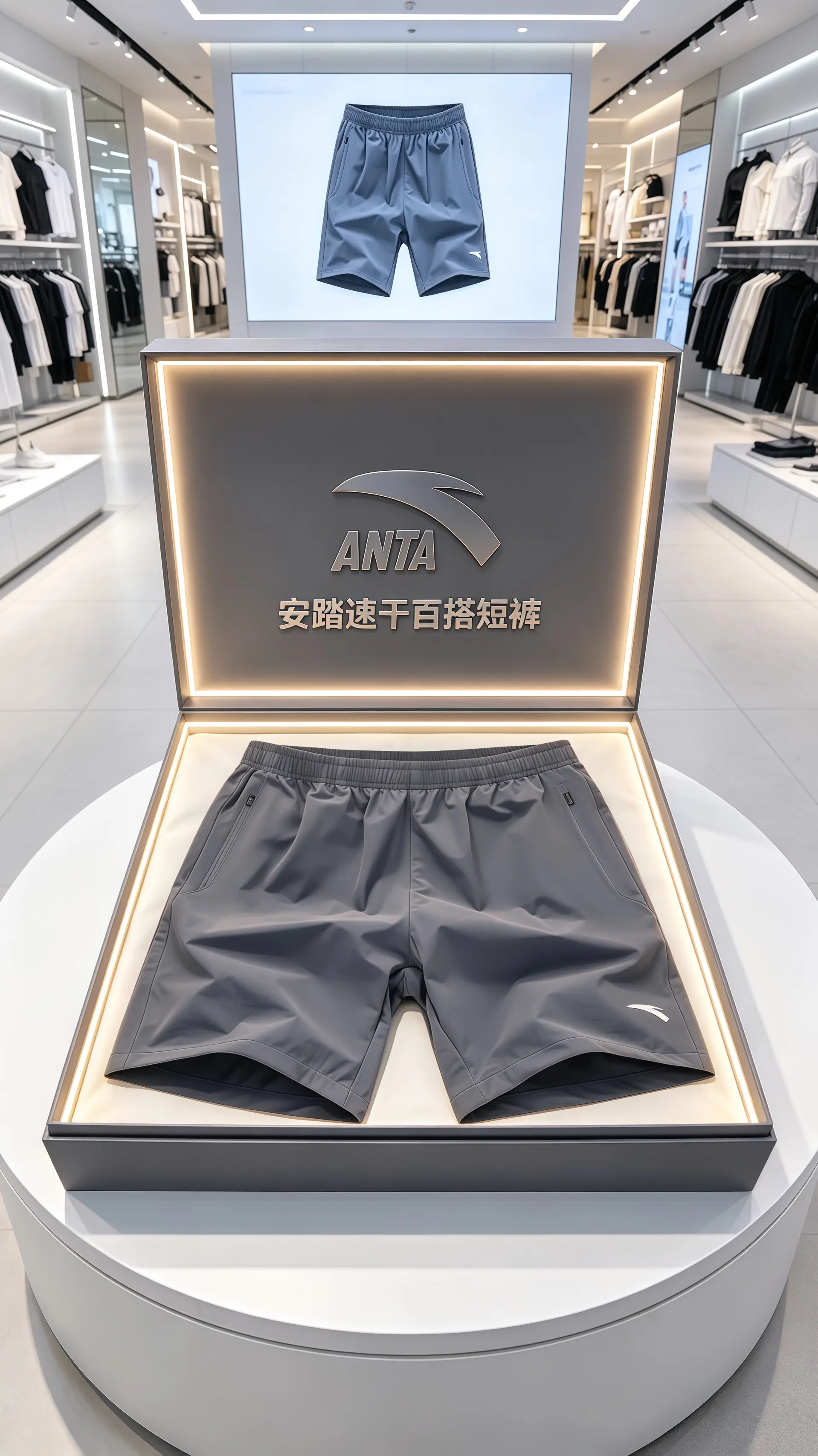 安踏男士速干短裤，夏天穿太爽了😎✨ 品牌正品有保障，品质完全在线 ✨...