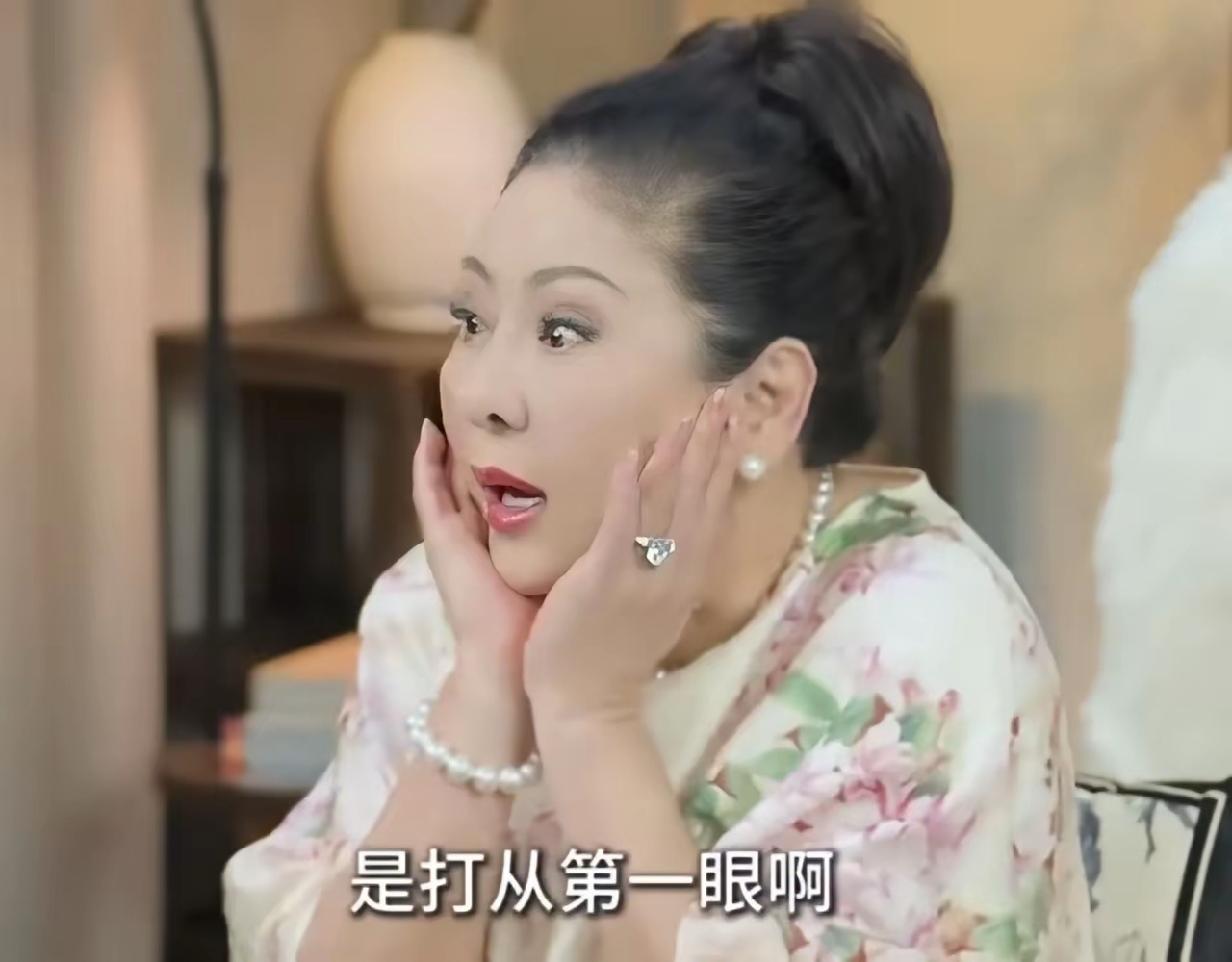 向太首谈媳妇郭碧婷，说：“我那么喜欢她（郭碧婷）是打从第一眼啊，我望着她眼睛我就