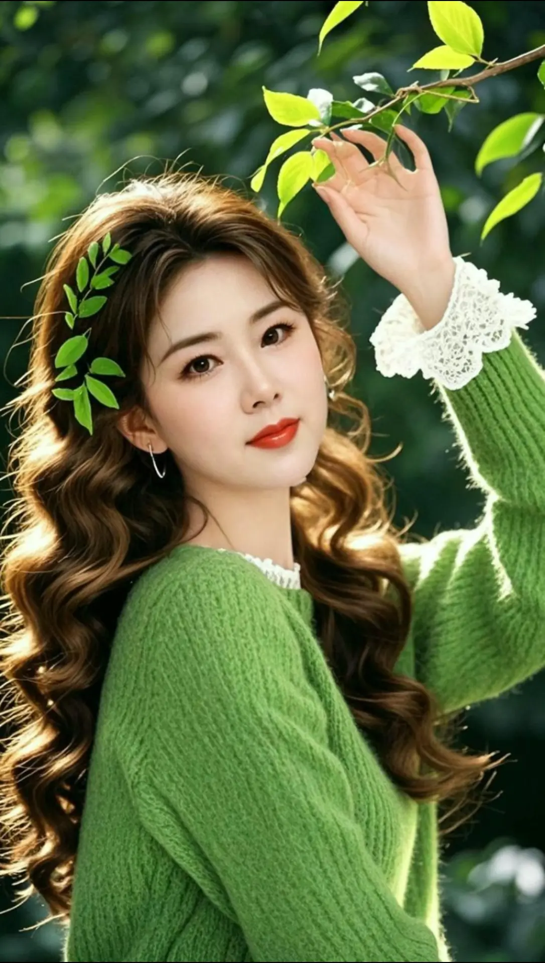 AI春叶漫想照 随变ai随便玩