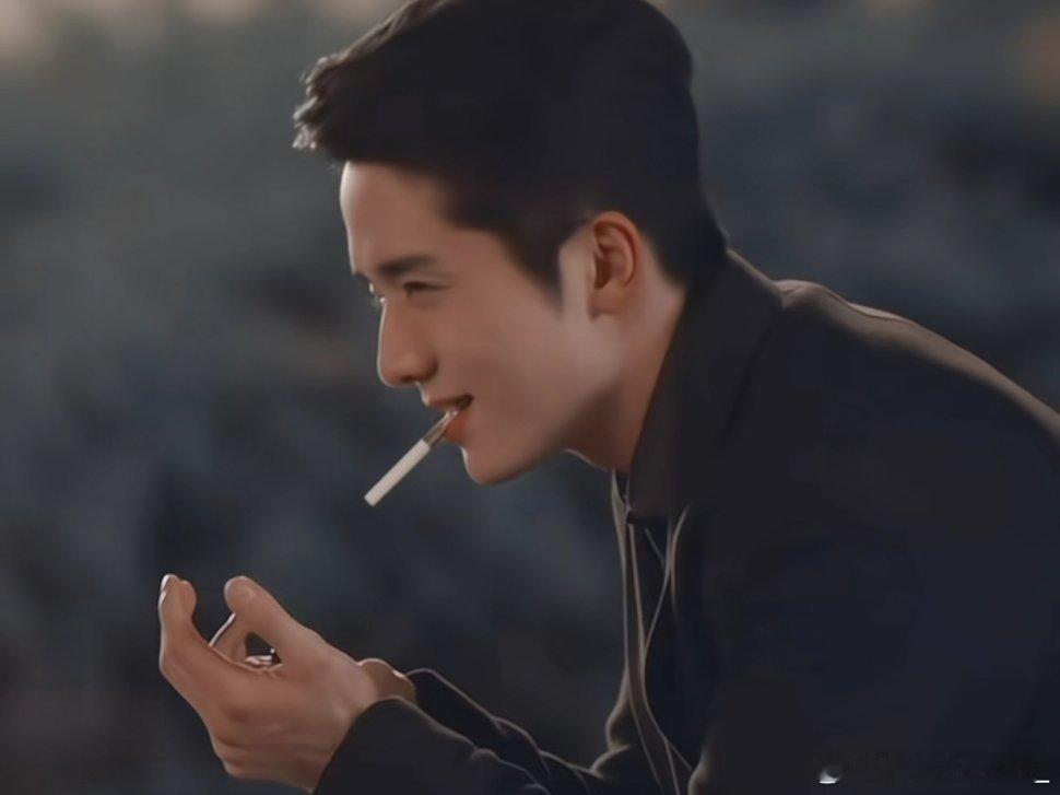 #张新成[超话]# 别抽烟了，抽我[色]我是真的被这几个动作帅到了啊啊啊，又痞又