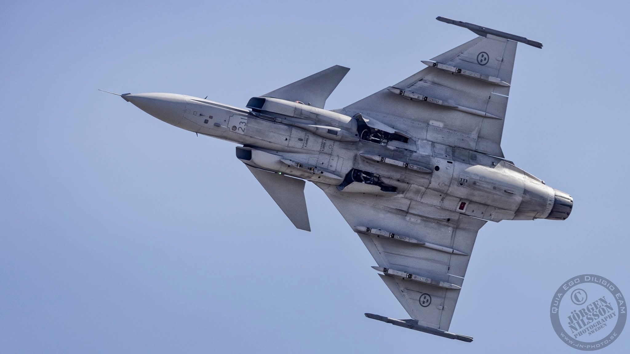 今日鹰狮 瑞典空军F7联队JAS39C鹰狮机腹模型考证转存 Photo cred