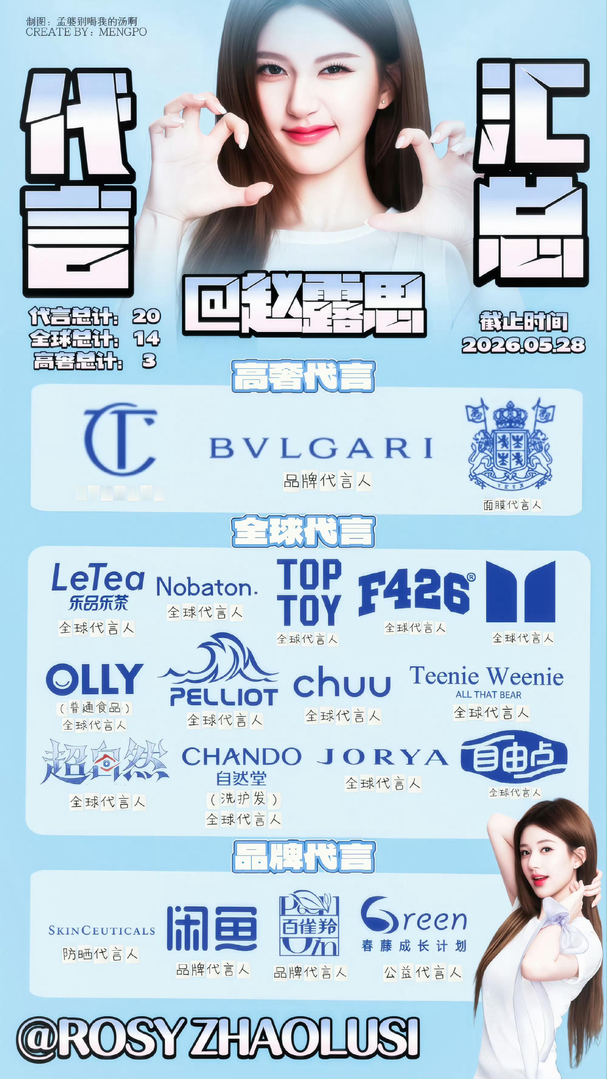 赵露思和虞书欣fans在此rs上交流中 你觉得谁的商业价值秒了？潘宥诚曝虞书欣整