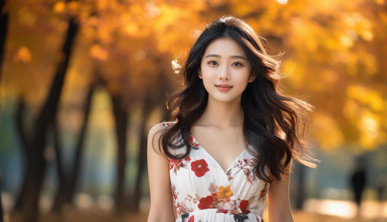 秋风轻拂，落叶纷飞， 万物凋零，唯有菊花傲然绽放。 它们不追求春天的繁华， 也不