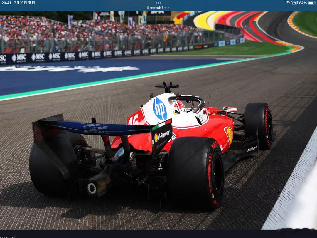2050 二百几冲上斜的 F1，比利時站！