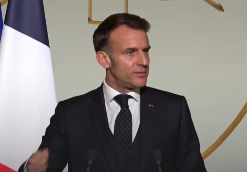 法新社今天报道：“法国总统马克龙周四在外交使节年会上严厉谴责国际关系中的“新帝国