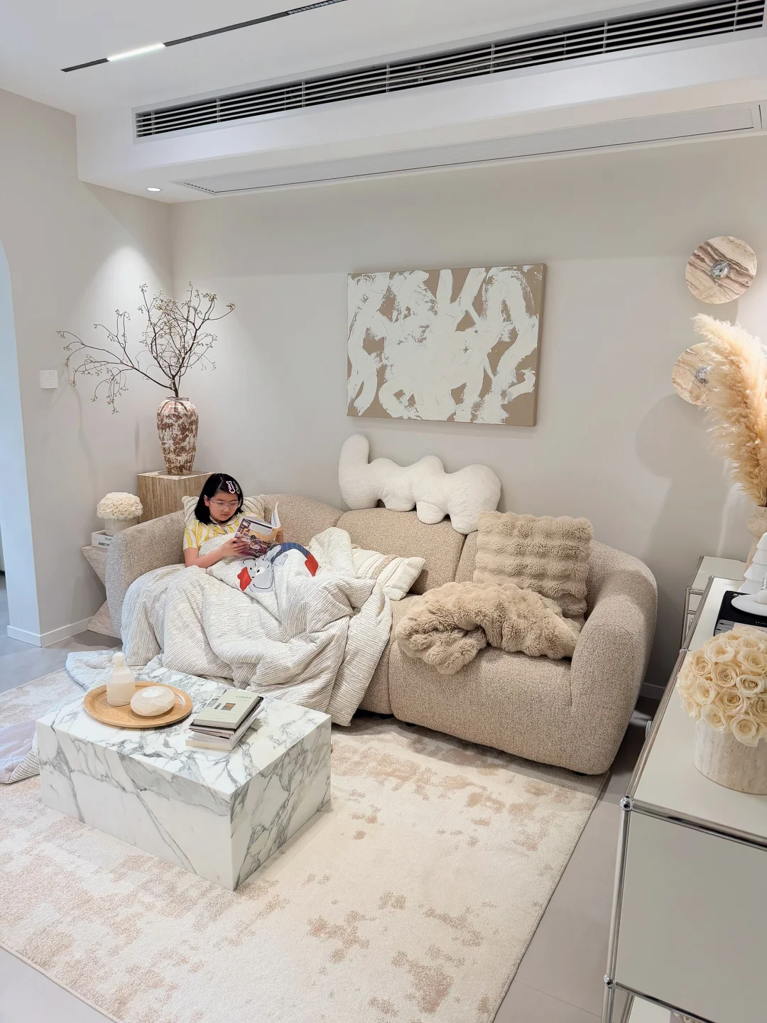 🏠打工人和小学生的惬意周末｜软fufu奶油宅