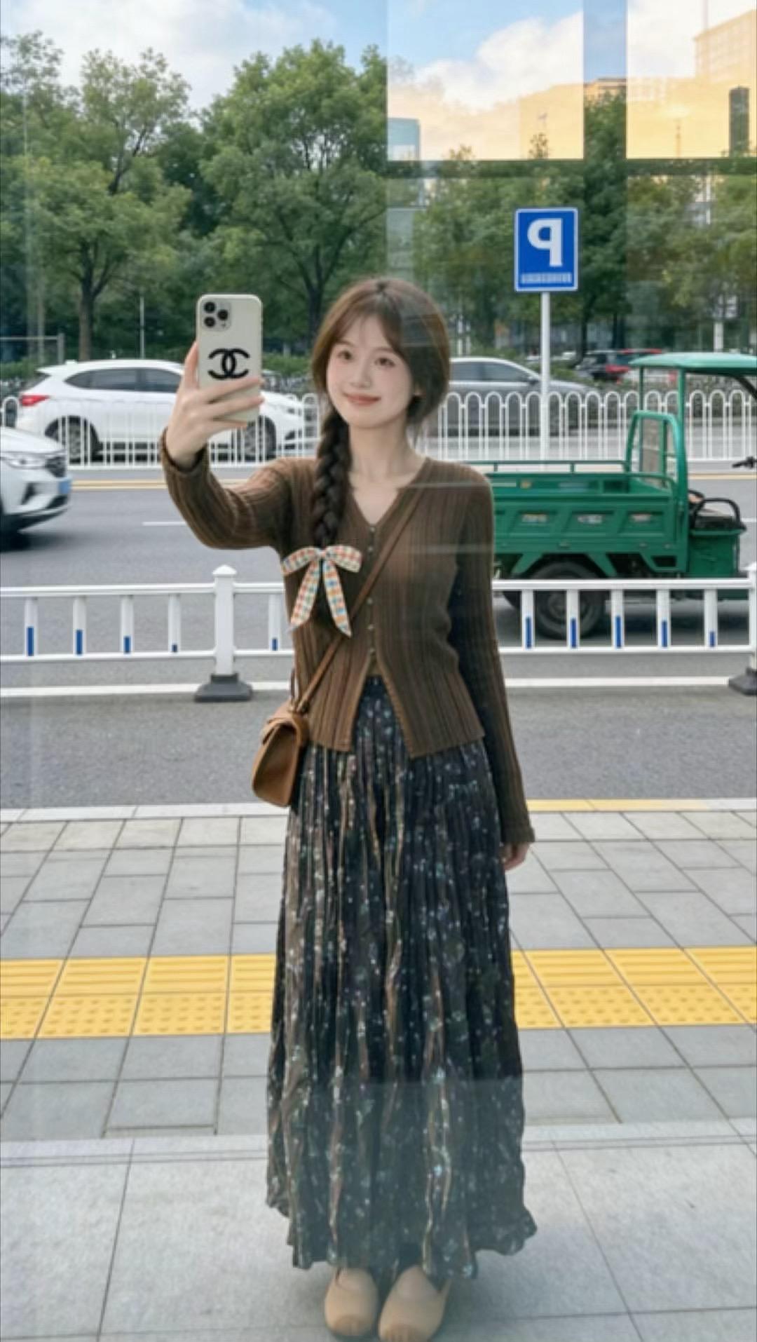 甜妹时髦精慵懒风气质穿搭韩系穿搭