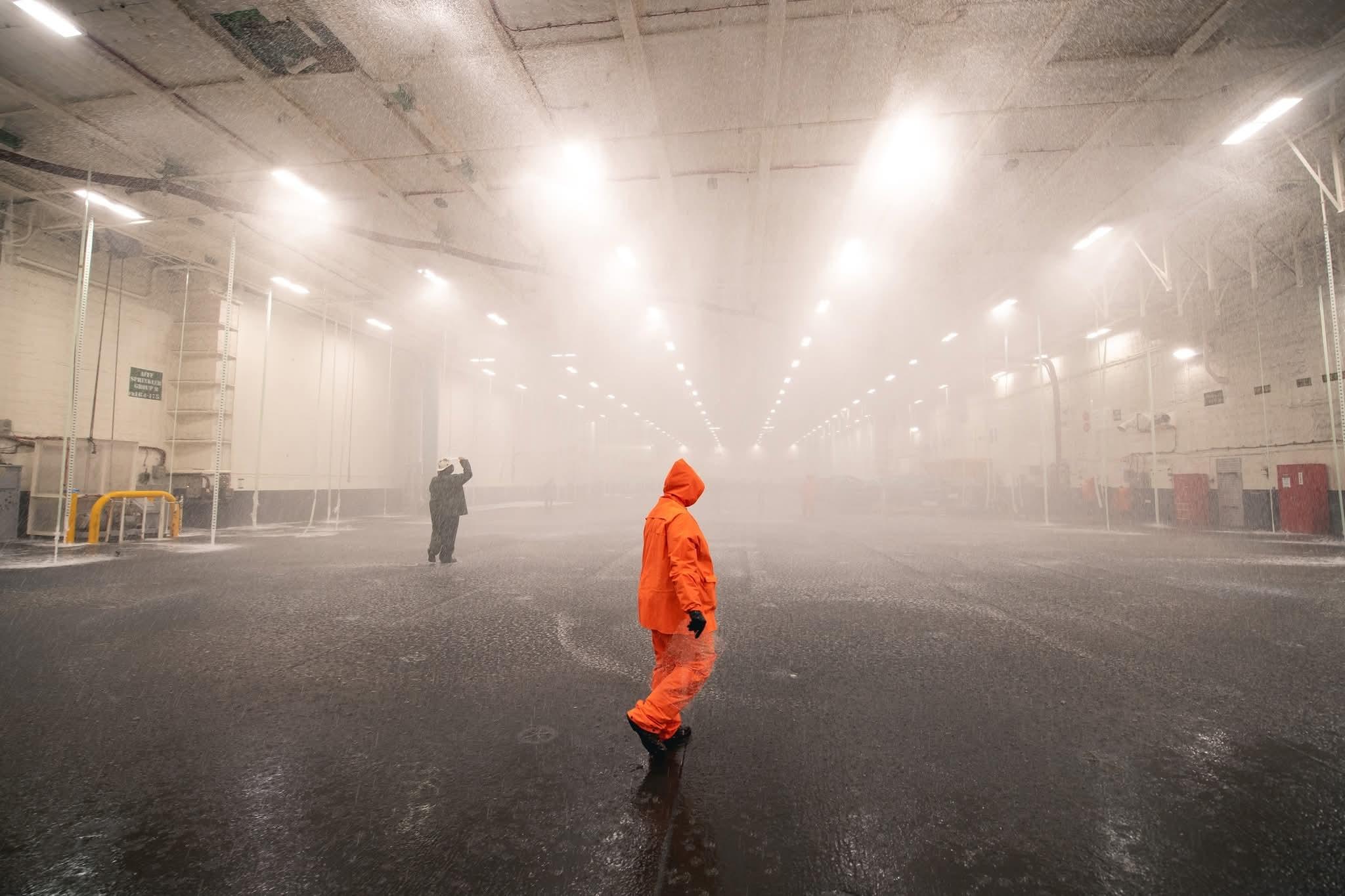 美国HII纽波特纽斯造船厂（NNS）发布的“福特”级核动力航母二号舰“约翰·F·