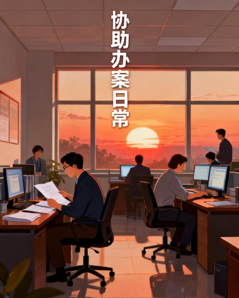 法官助理小陈被抽调到纪委监委协助办案，两个月后终于获批回来休息五天。大家见到他的