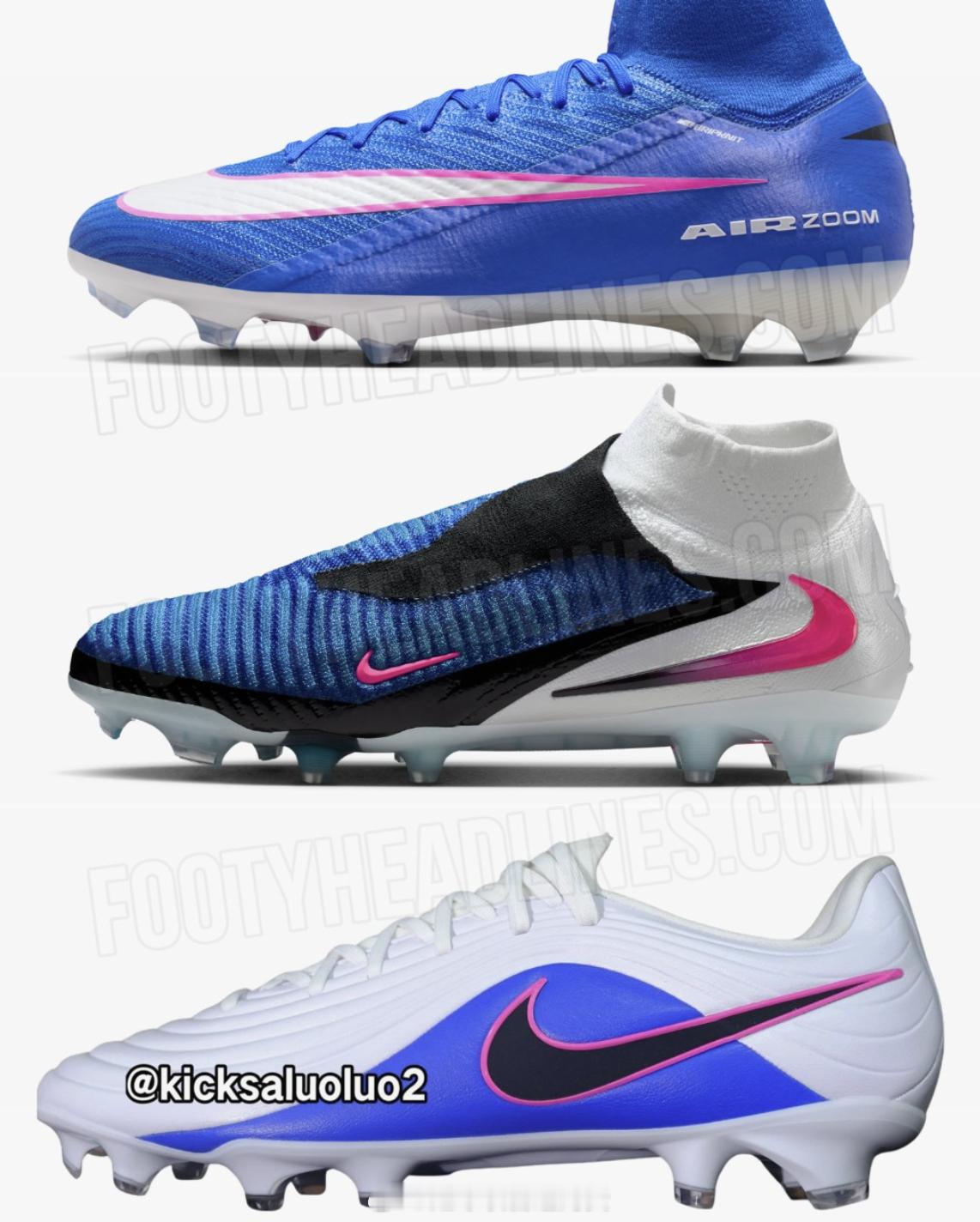 这组配色我喜欢！足球鞋耐克