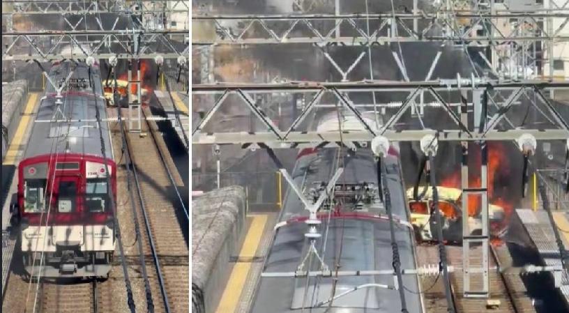 日本京都府精华町发生列车与汽车相撞事故，汽车司机死亡。
据京都府当地警方和消防部