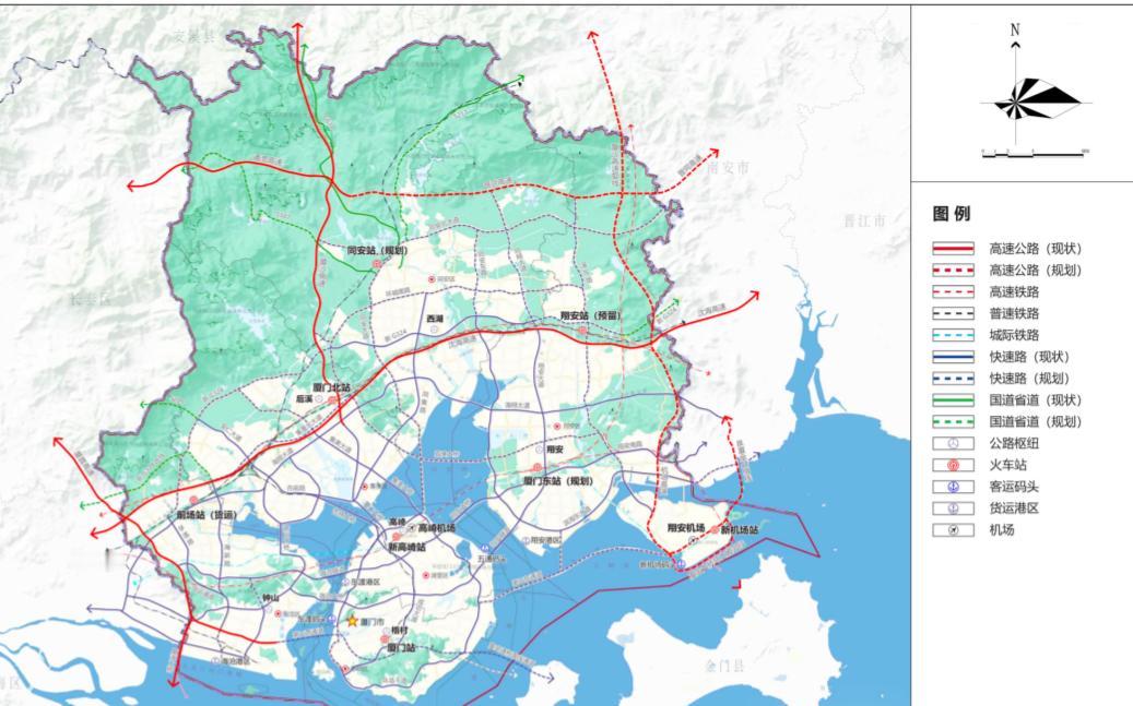 厦门十五五交通最新规划。。。你关心哪些项目，请按图索骥！[微笑]