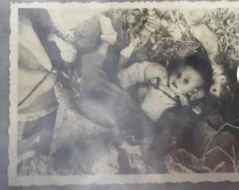 1937年，南京，一年仅6岁的小男孩，惨死在日军的刺刀下，为了宣传自己的“战果”