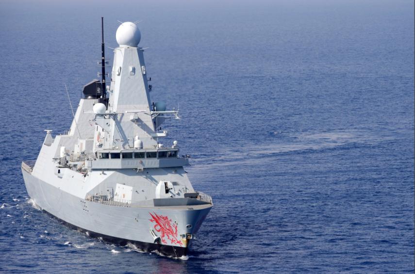 【英国国防部：派遣“龙”号驱逐舰赴中东，为护航任务做准备】5月9日，英国国防部发