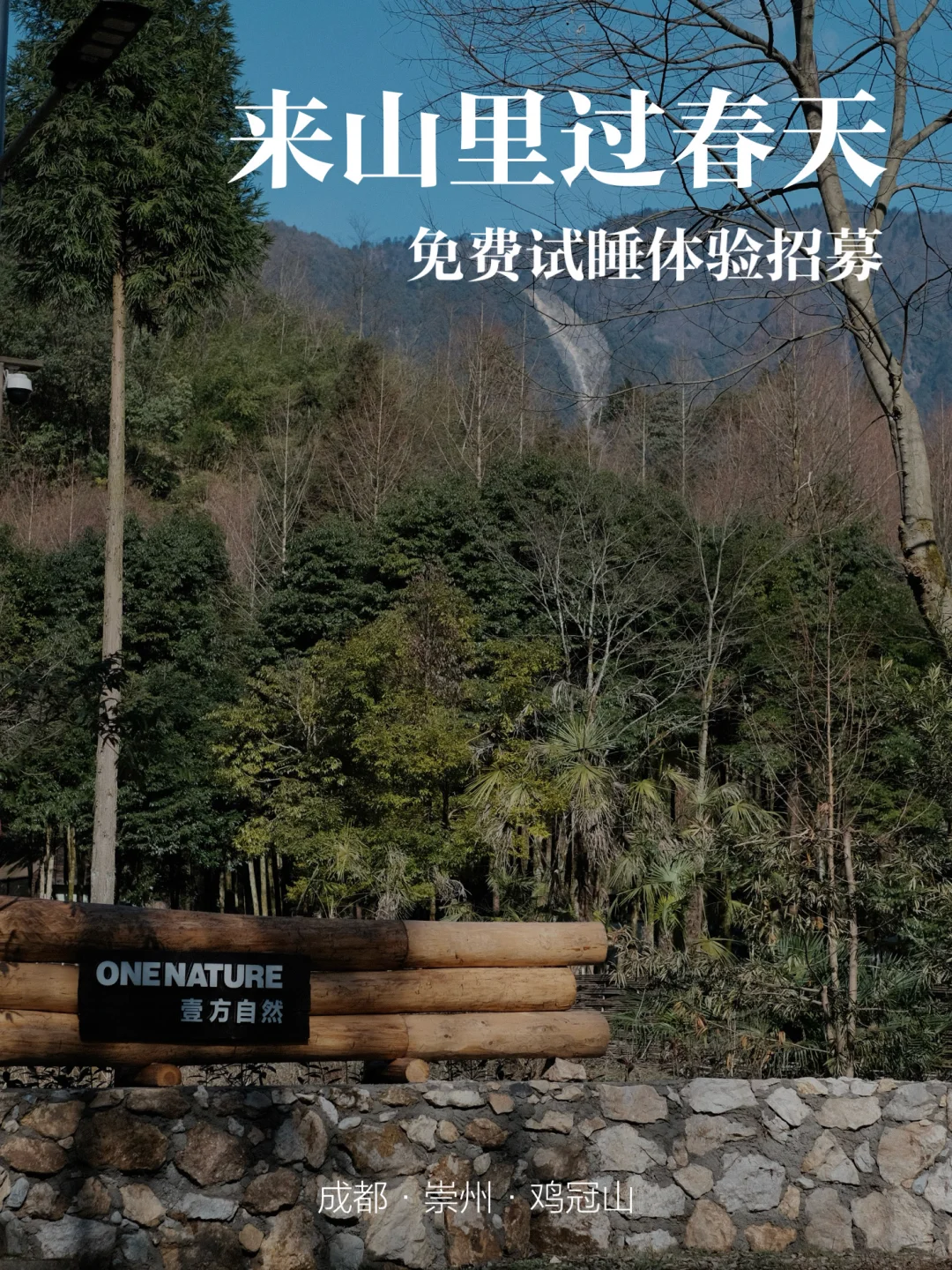 春日招募｜邀请你来山里春天🍃