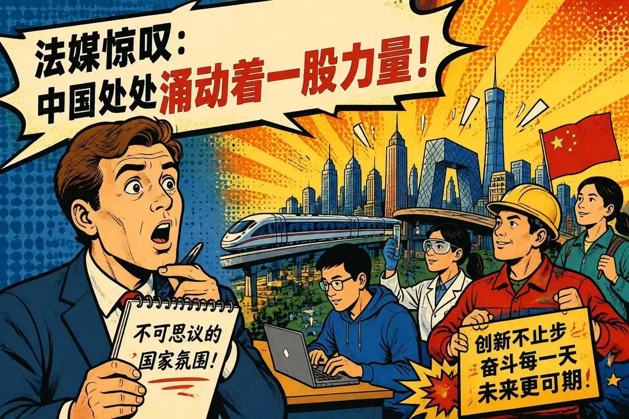 法国媒体曾这样评价中国：这个国家身上有一股很强的劲头，外部越是封锁，自己就越要想