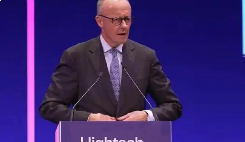 德国总理默茨：我们欧洲，决不能让美国和中国独自决定技术未来！这是德国总理默茨在柏