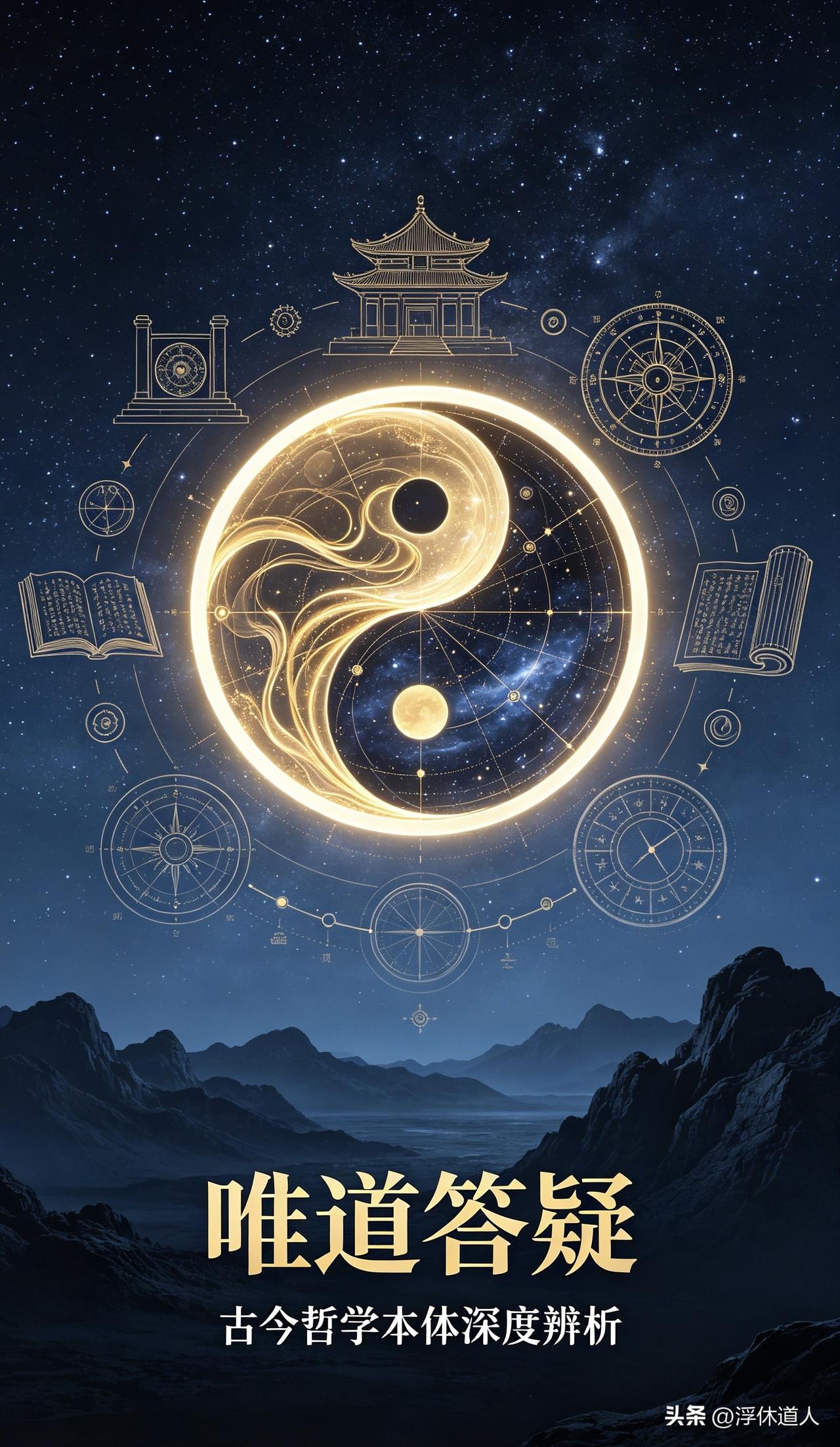 【唯道心语】“古今哲学本体”辨析

千百年无数圣贤穷尽心力追索宇宙本源，各家立说