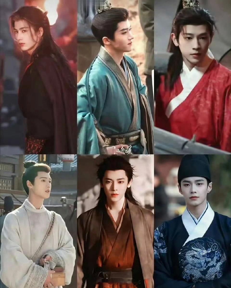 正在横店拍摄古偶剧的95后男艺人张凌赫、闫桉、辛云来、李昀锐、侯明昊、何与，你最
