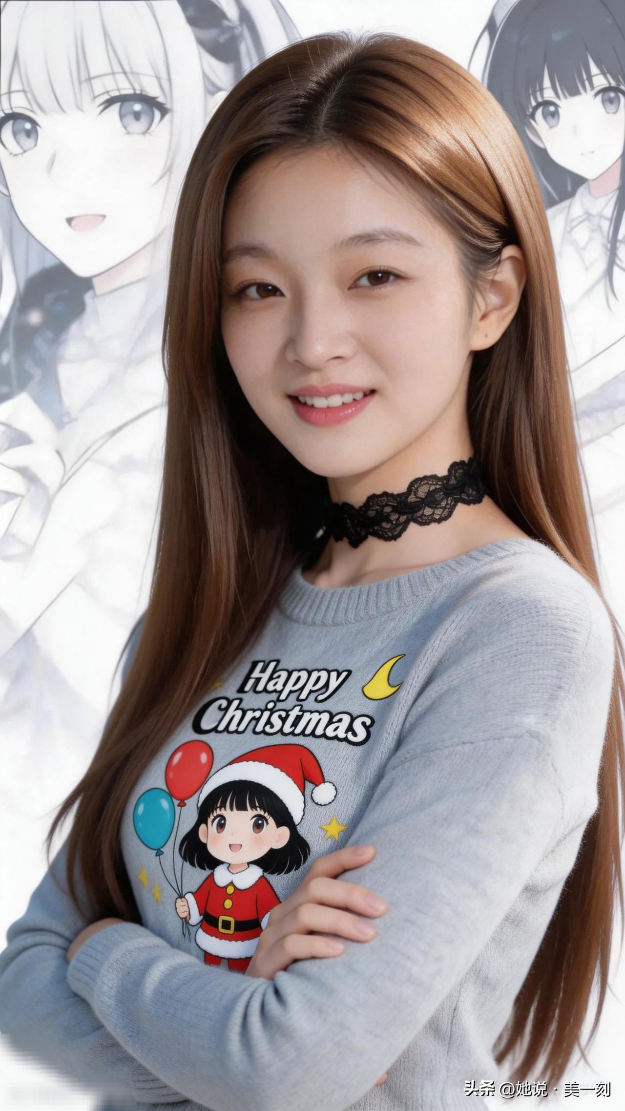 圣诞快乐，愿你拥有如漫画般美好的一天！🎄🎁💖衣服真的可以让一个人的气质蜕变