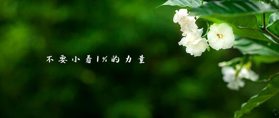 不要小看1%的力量找准方向，做对1%　　网上有个提问：“为什么我一直很努力，却一