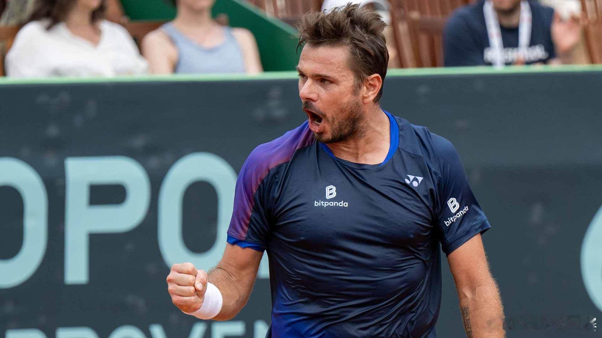 老而弥坚💪瑞士老将瓦林卡在普罗旺斯175ATP挑战赛 中，以7-6(8)  6