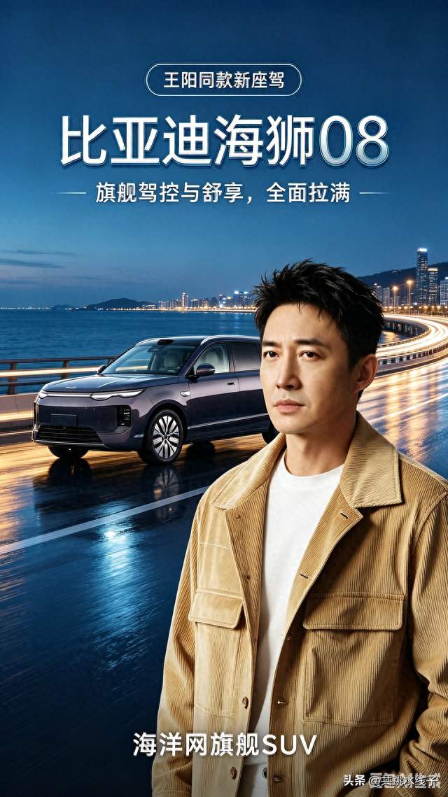 王阳同款比亚迪海狮08，旗舰驾控与舒享直接拉满