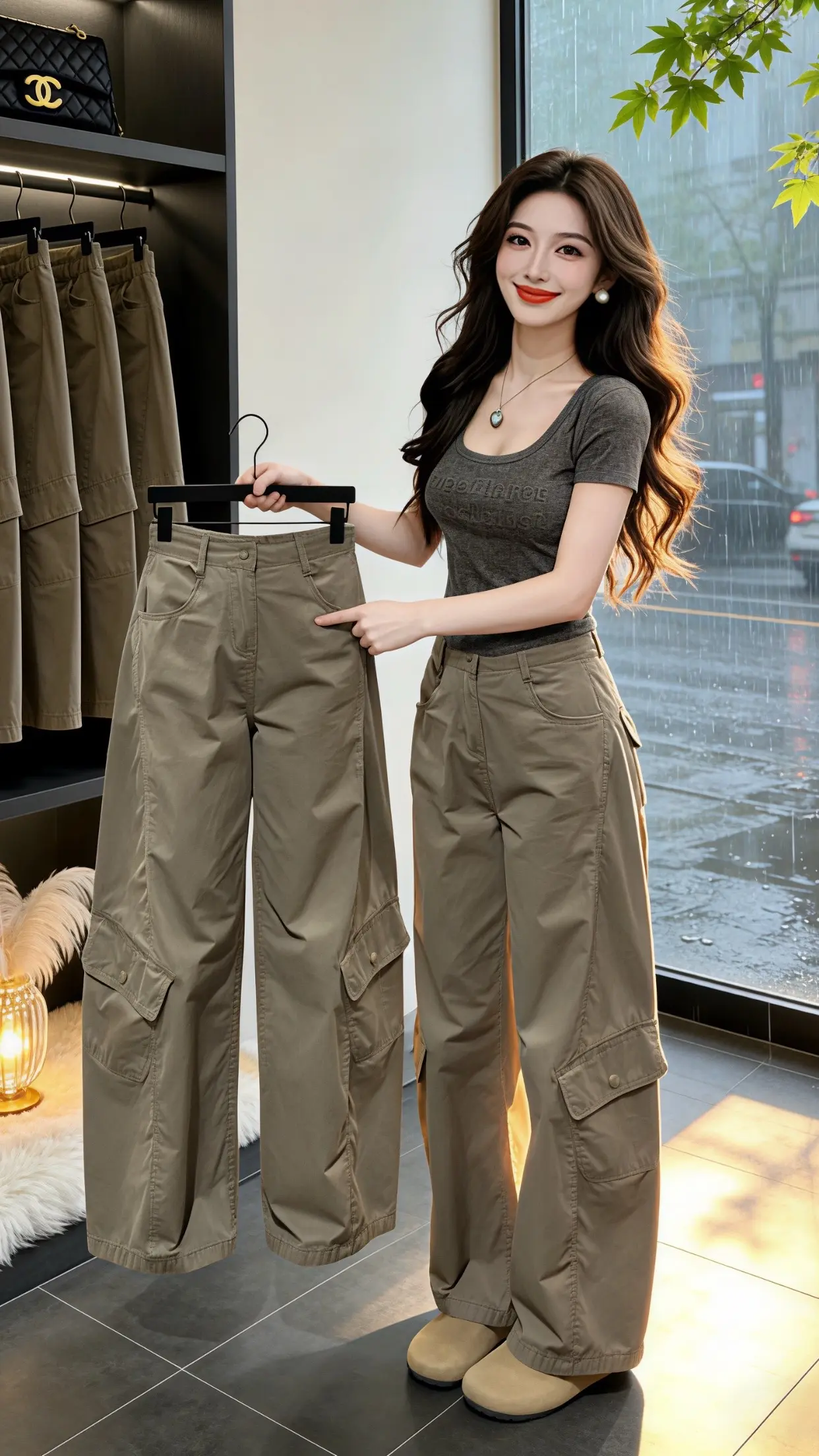 显瘦显高显腿长裤子 一眼就心动的夏季穿搭 百搭神裤人手一条 工装风穿搭...