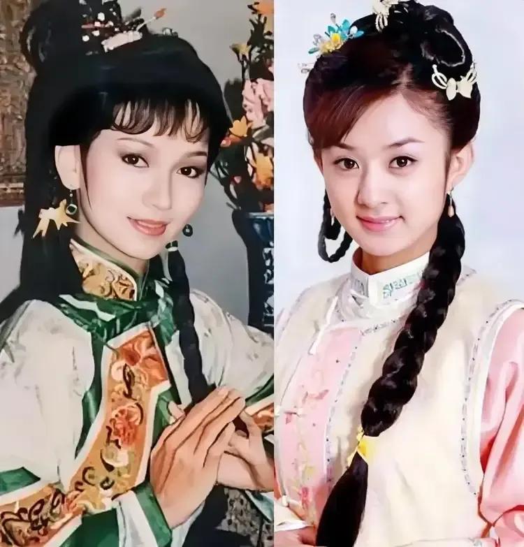 颖宝输的最惨的一次，原来觉得丽颖很漂亮，很漂亮，怎么跟赵雅芝放在一起，顿时觉得，