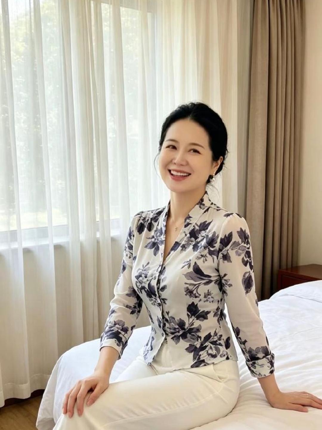 五十岁女性的美，是岁月酿的酒??原来女人到了五十岁，能美得这样温润动人。 ?