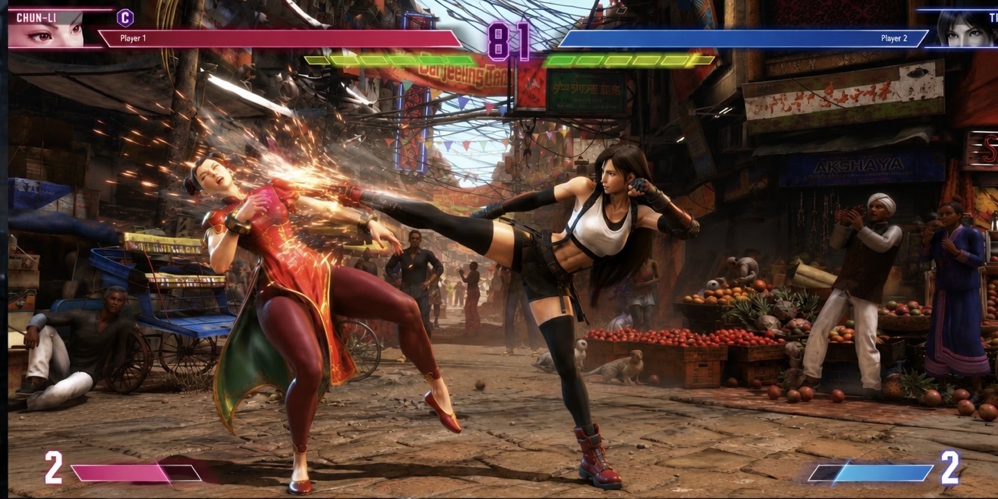 Capcom与SE今日共同官宣《蒂法》将会作为可选角色乱入《街霸6》，手快的网友