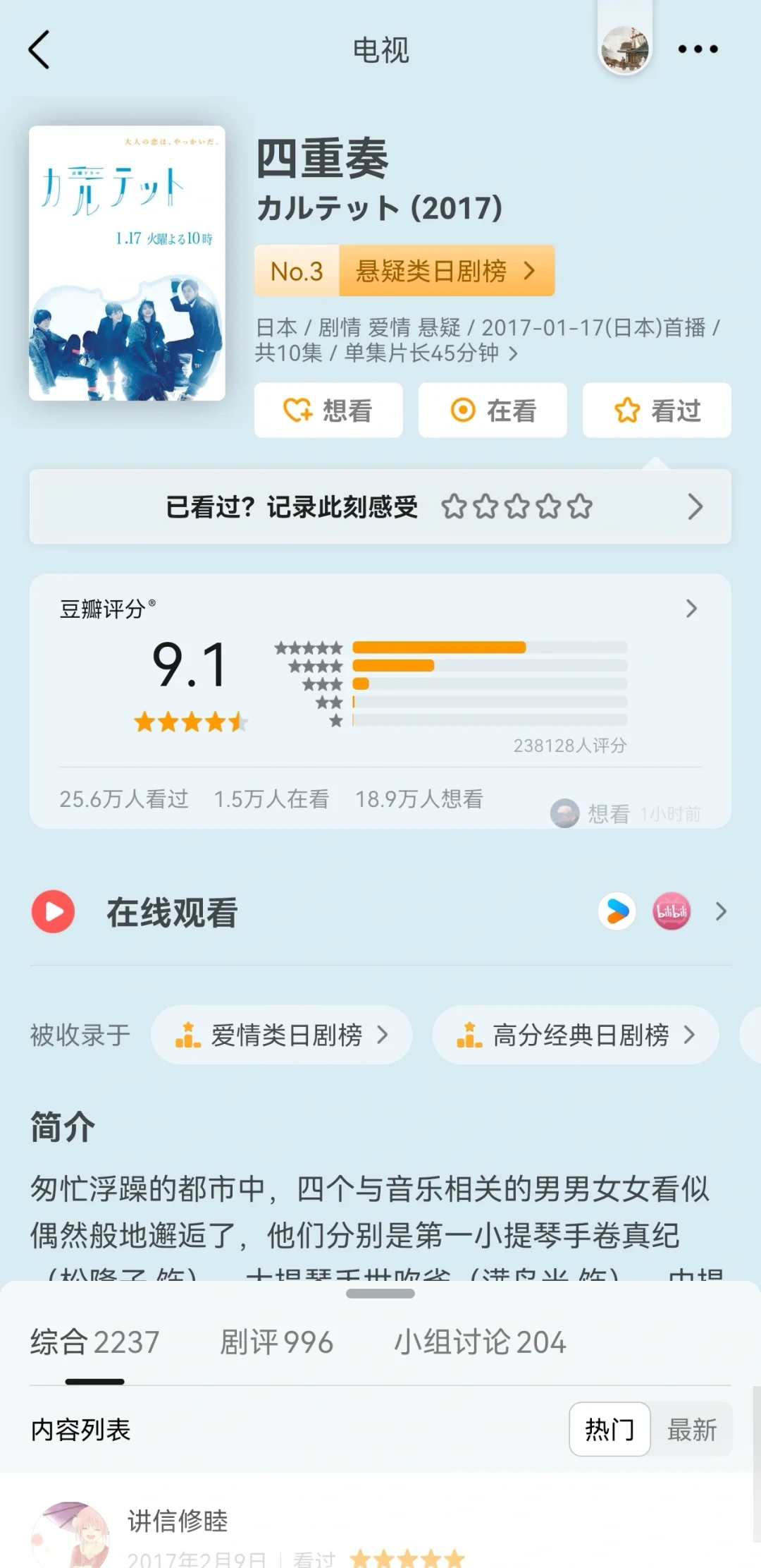 B站均分9.8‼️11部超高评分经典日剧🆘