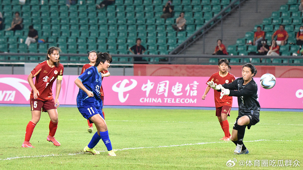 【全运会U16女足强强对话：广东vs江苏，国少队友正面对决】十五运会U16女足赛