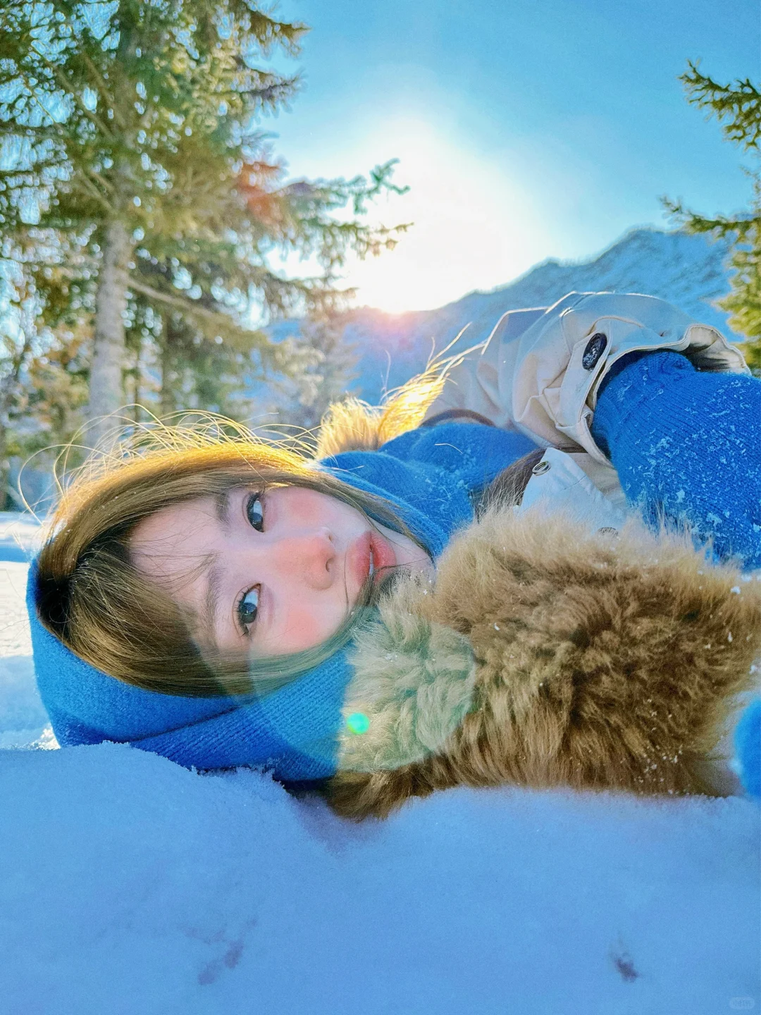 躺雪上♡* 。*