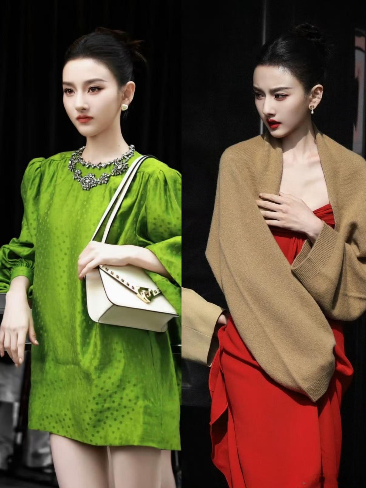 宋祖儿大红大绿 穿着大红大绿，前途大红大紫