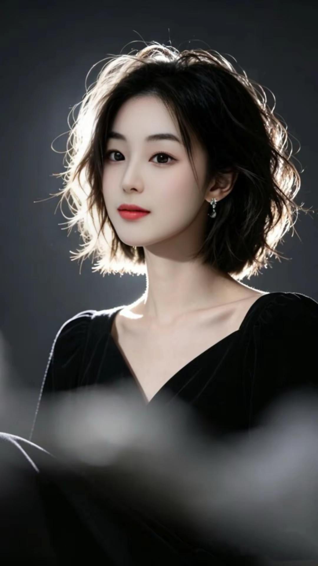 ai光影质感女像