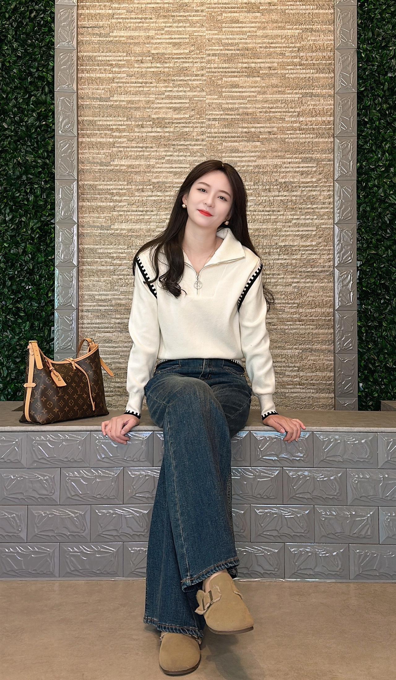 别让任何人消耗你的能量，生活应该被热爱的事物填满针织衫 冬季穿搭 女装