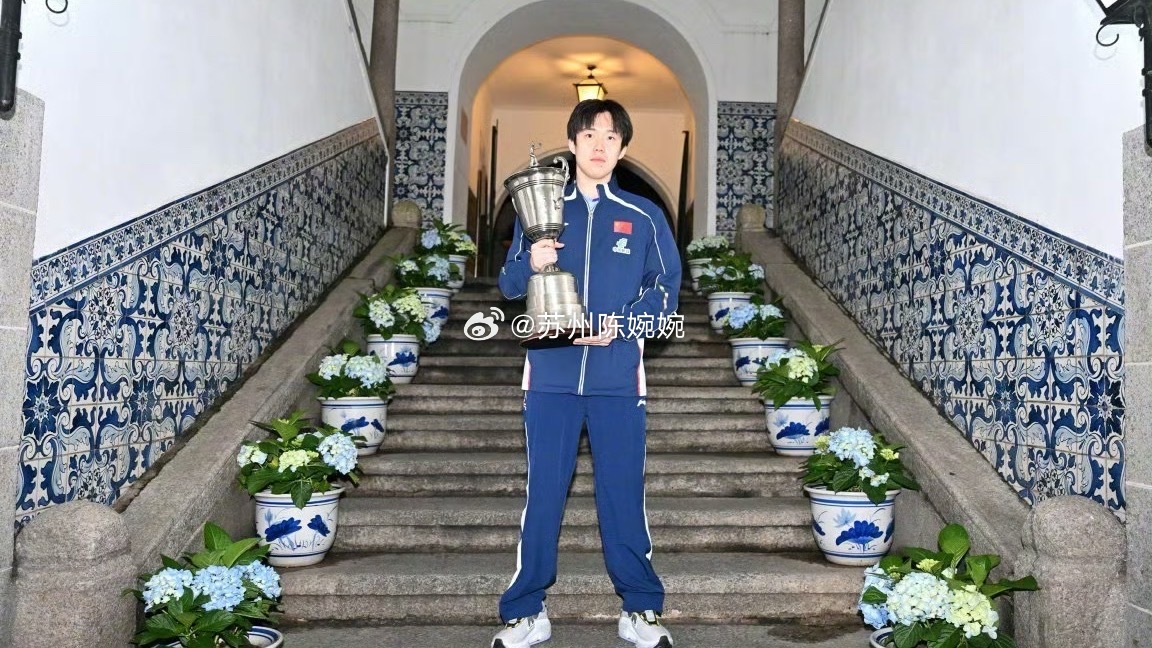 王楚钦孙颖莎澳门大片上新【王楚钦孙颖莎澳门冠军城市宣传照】2026澳门世界杯男单